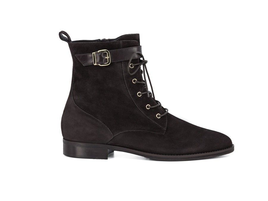 Woman LUCA GROSSI Ankle Boots | Lapelle Chocolate | Peter Sheppard Footwear