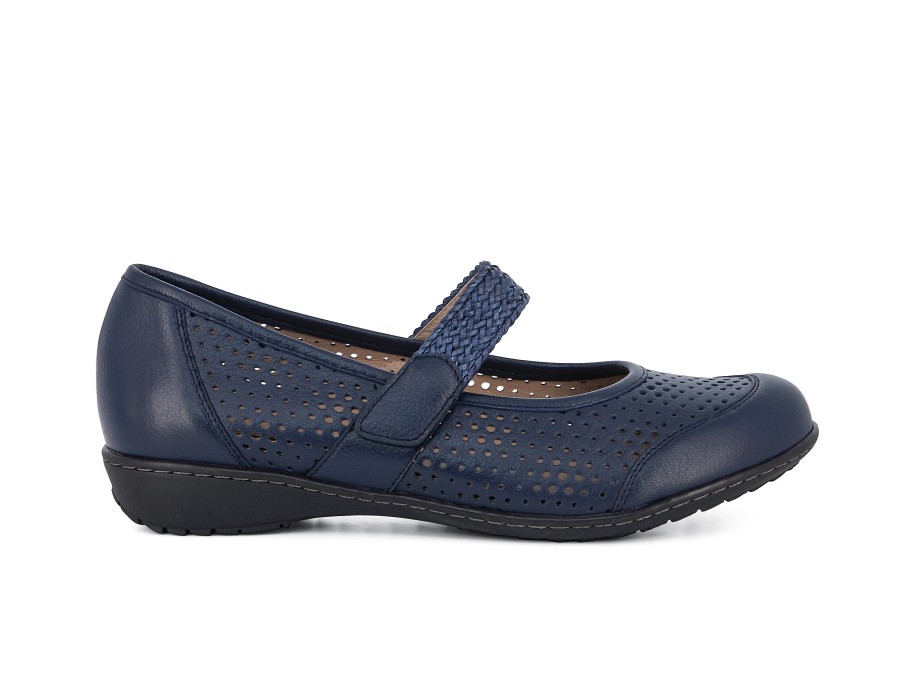 Woman PIESANTO Mary Janes | Pravo Navy | Peter Sheppard Footwear