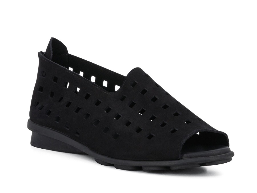 Woman ARCHE Slip-Ons | Drick Black | Peter Sheppard Footwear