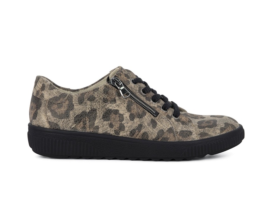 Woman WALDLAUFER Sneakers | Wiska Leopard | Peter Sheppard Footwear