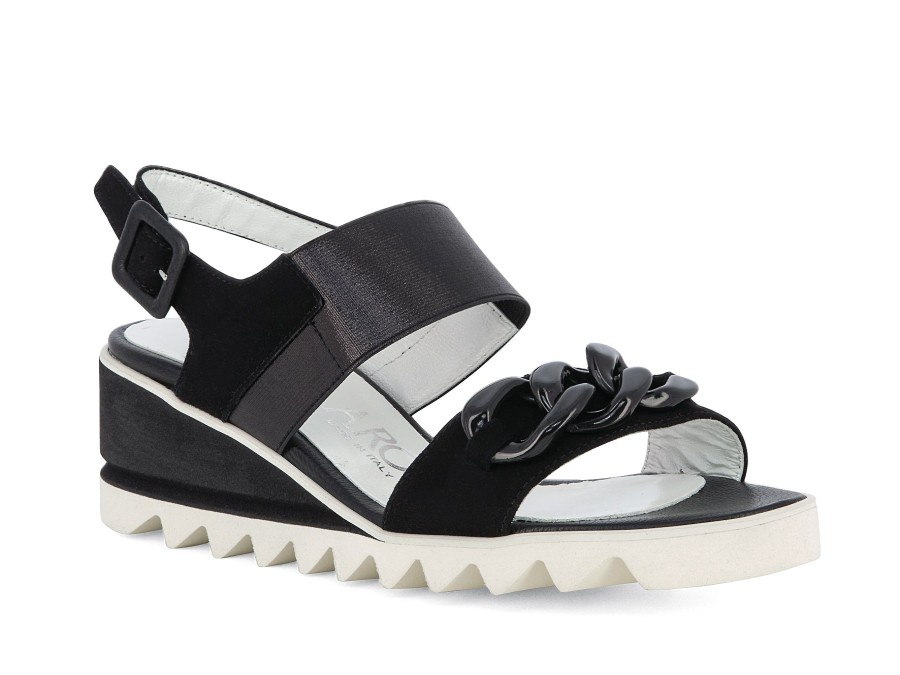 Woman SCOLARO Sandals | Suzana Black | Peter Sheppard Footwear