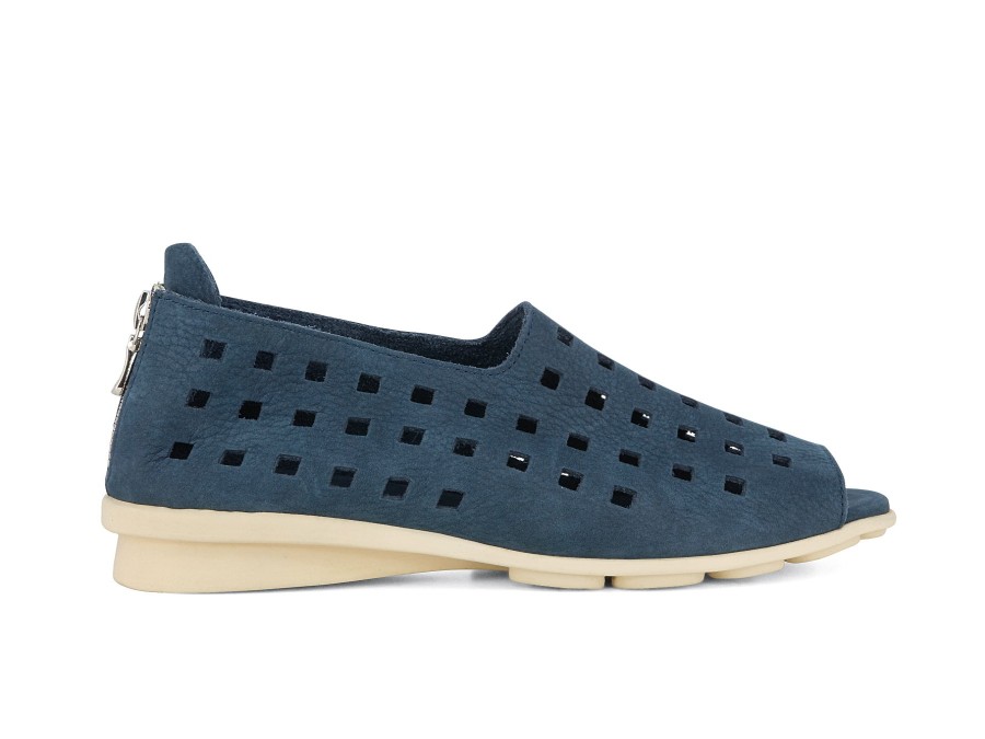 Woman ARCHE Slip-Ons | Drick Navy | Peter Sheppard Footwear