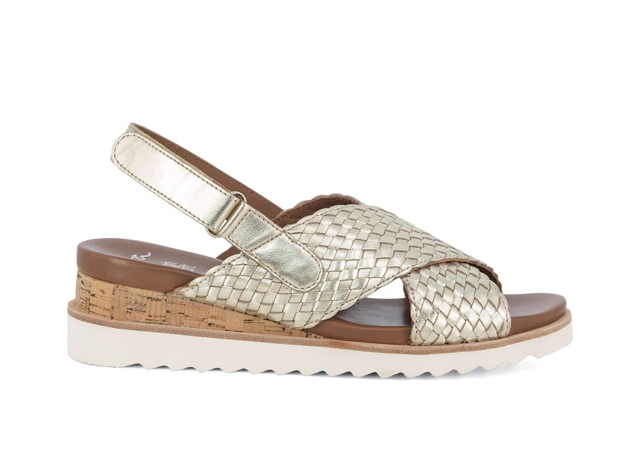 Woman ARA Sandals | 28206 Platinum | Peter Sheppard Footwear