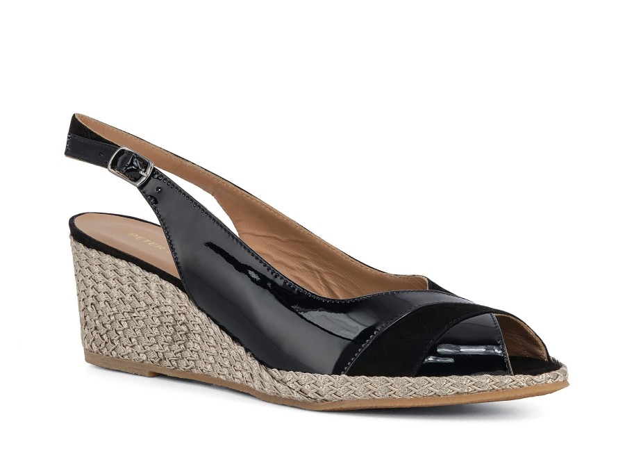 Woman PETER SHEPPARD Espadrilles | Vanny Black | Peter Sheppard Footwear