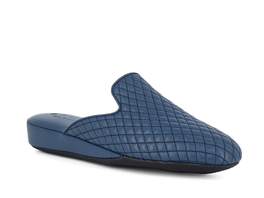 Woman GEDA SLIPPERS Slippers | Villas Blue | Peter Sheppard Footwear