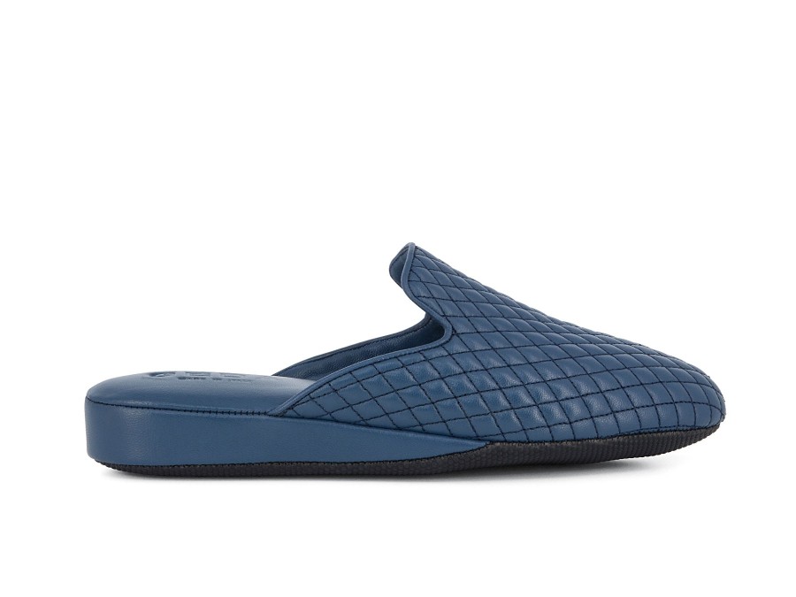 Woman GEDA SLIPPERS Slippers | Villas Blue | Peter Sheppard Footwear