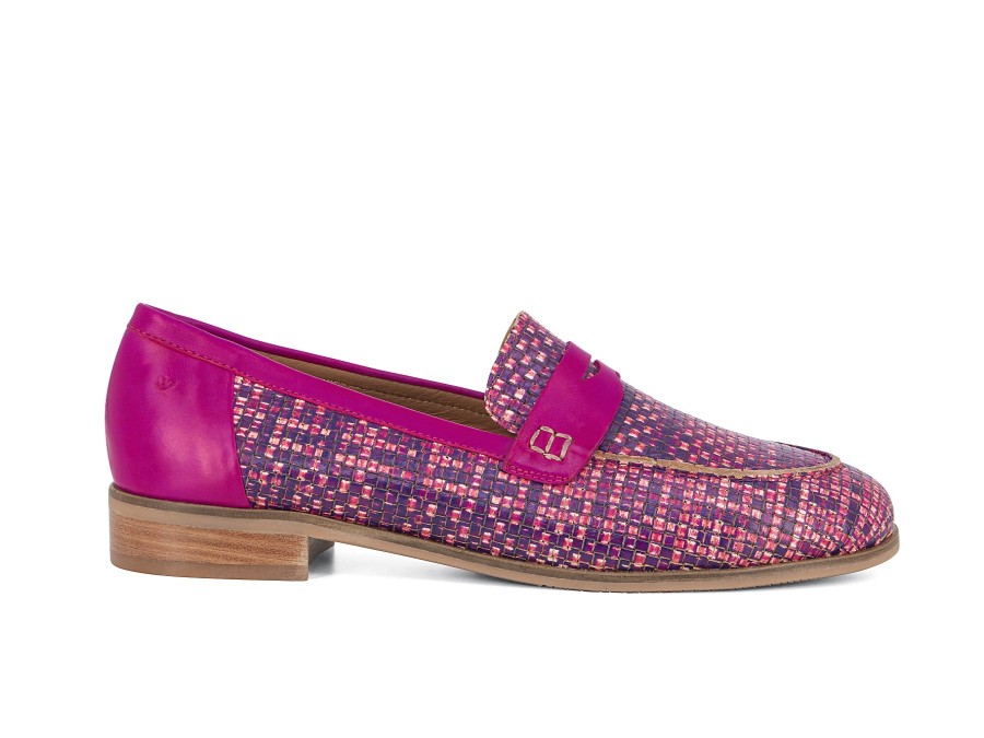 Woman EVERYBODY Ballerina Flats | Ambata Pink Multi | Peter Sheppard Footwear