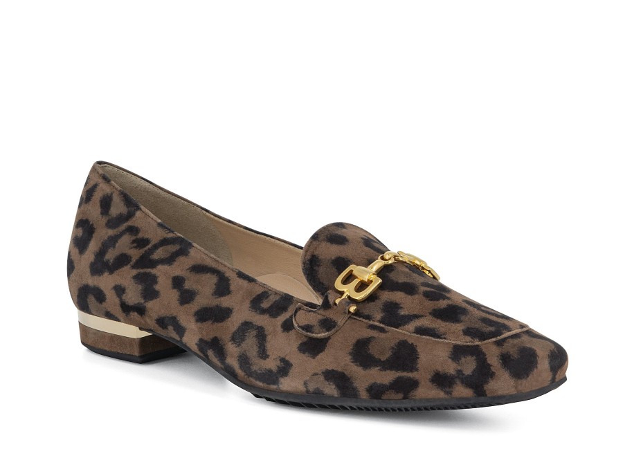 Woman BRUNATE Slip-Ons | Bergamo Leopard | Peter Sheppard Footwear