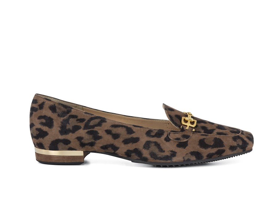 Woman BRUNATE Slip-Ons | Bergamo Leopard | Peter Sheppard Footwear