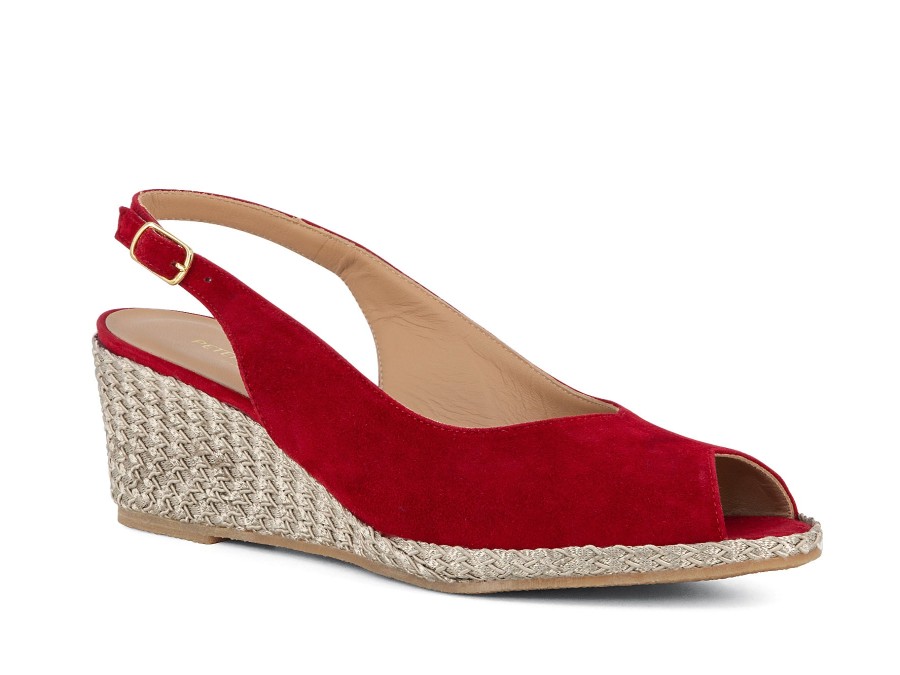 Woman PETER SHEPPARD Espadrilles | Vania Red | Peter Sheppard Footwear