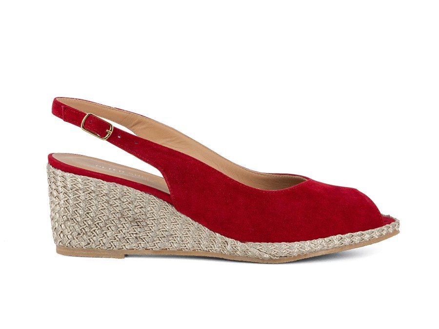 Woman PETER SHEPPARD Espadrilles | Vania Red | Peter Sheppard Footwear