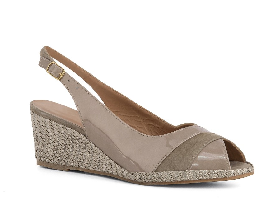 Woman PETER SHEPPARD Espadrilles | Vanny Light Taupe | Peter Sheppard Footwear