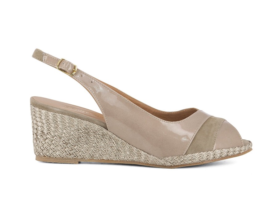 Woman PETER SHEPPARD Espadrilles | Vanny Light Taupe | Peter Sheppard Footwear