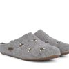 Woman HAFLINGER Slippers | Api Lt Grey | Peter Sheppard Footwear