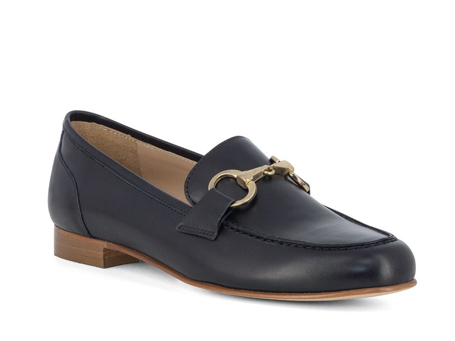 Woman LUCA GROSSI Loafers | Lorelle Navy | Peter Sheppard Footwear