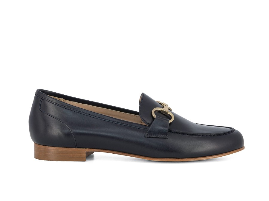 Woman LUCA GROSSI Loafers | Lorelle Navy | Peter Sheppard Footwear