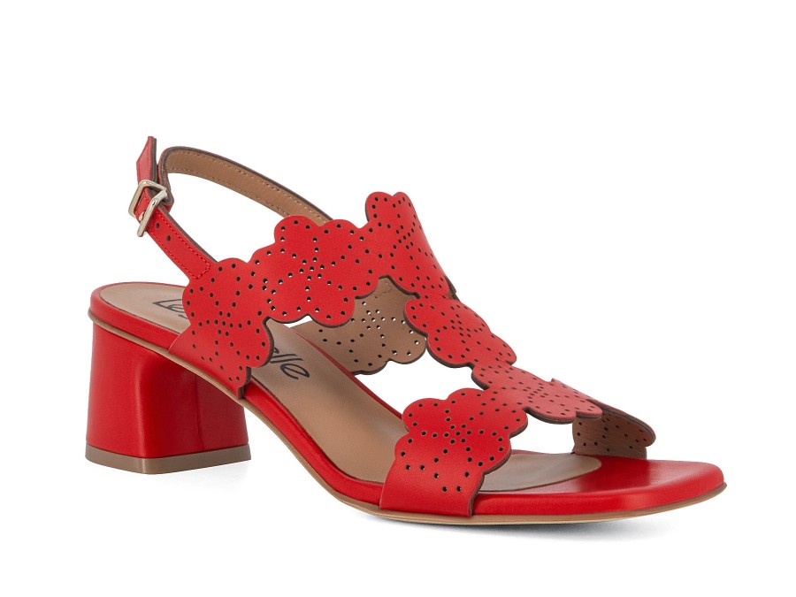 Woman LE GAZZELLE Heels | Lapaz 2 Red | Peter Sheppard Footwear