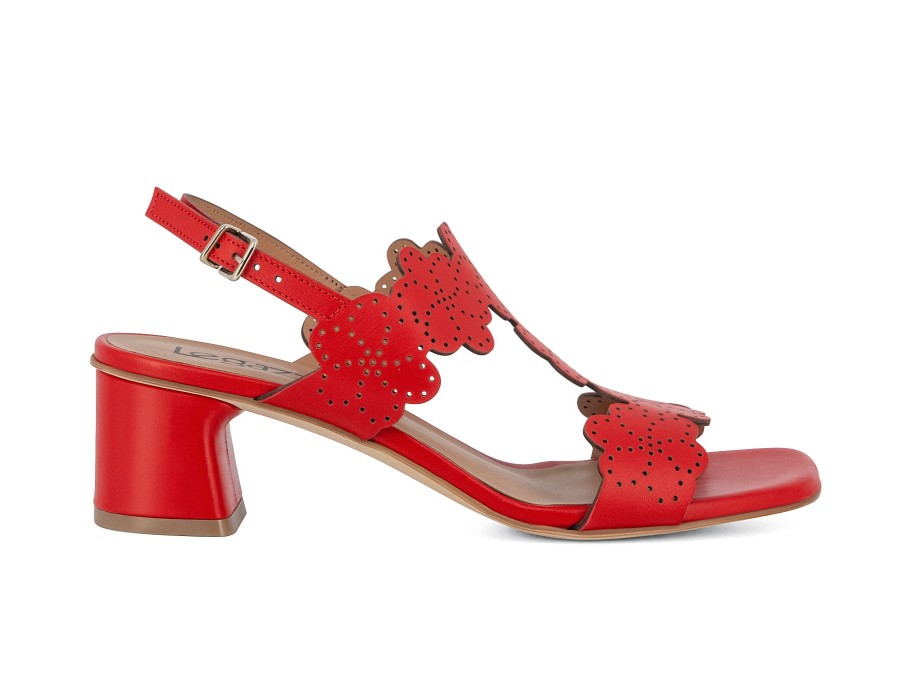 Woman LE GAZZELLE Heels | Lapaz 2 Red | Peter Sheppard Footwear