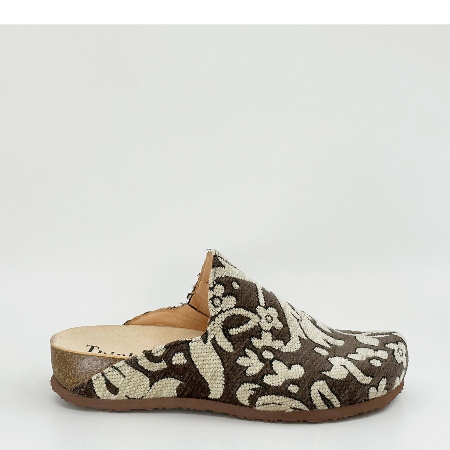 Woman THINK OUTLET Slides | 3-000667 Taupe~White | Peter Sheppard Footwear