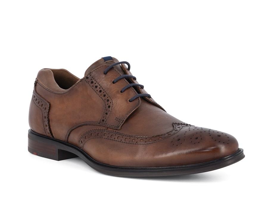 Man LLOYD Lace-Ups | Marian Cognac | Peter Sheppard Footwear