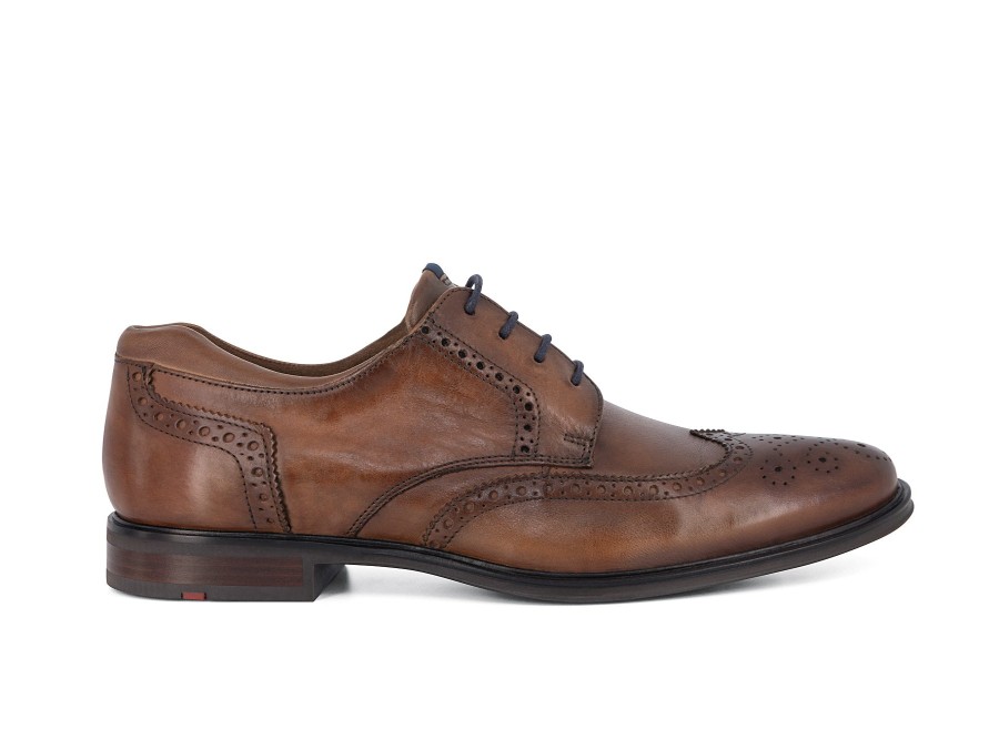 Man LLOYD Lace-Ups | Marian Cognac | Peter Sheppard Footwear