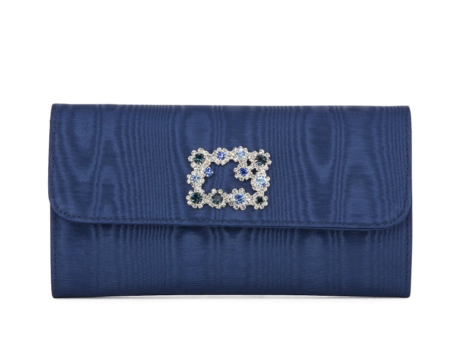 Woman PETER SHEPPARD Handbags & Wallets | Hb Crystal Navy | Peter Sheppard Footwear