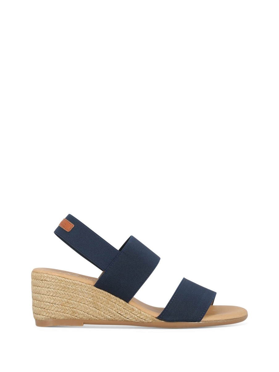 Woman PINAZ Sandals | Sheldon Navy | Peter Sheppard Footwear