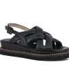 Woman LUCA GROSSI Sandals | Lolfo Black | Peter Sheppard Footwear