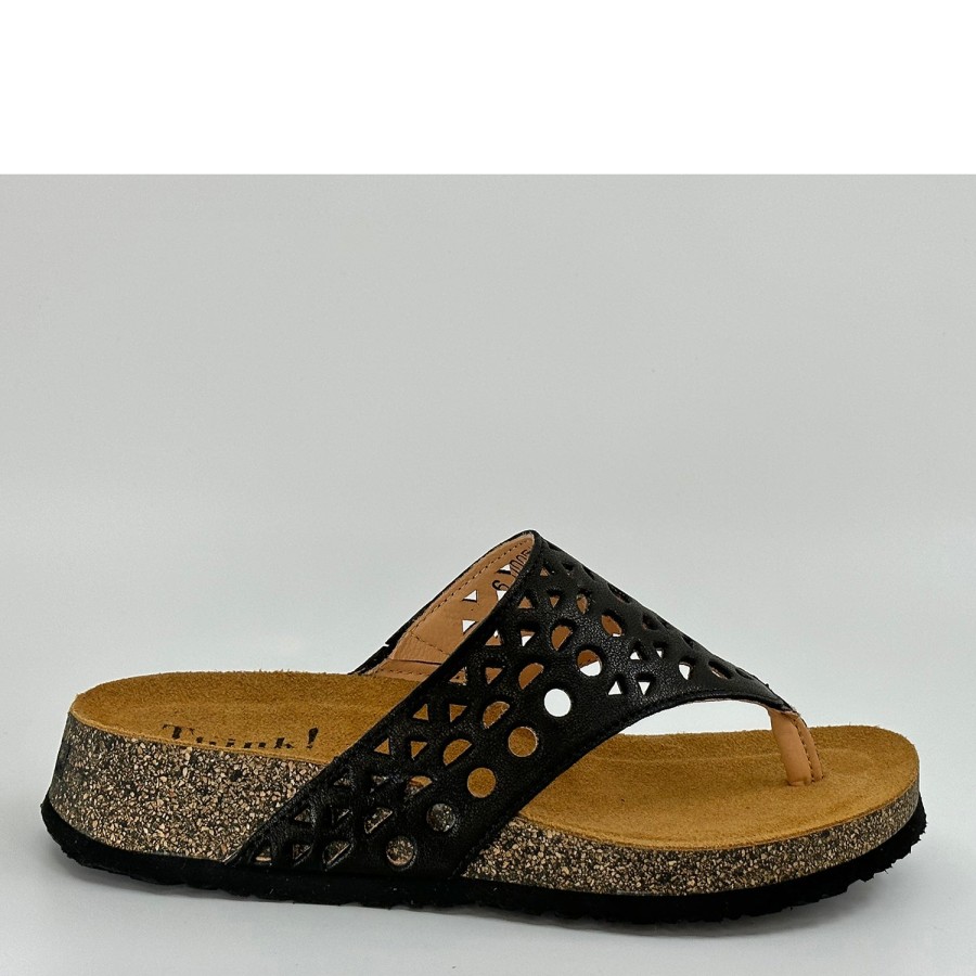 Woman THINK OUTLET Slides | 3-000746 Black | Peter Sheppard Footwear