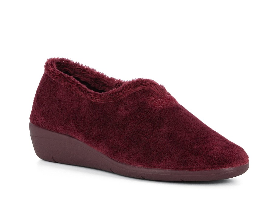 Woman CALZAMUR Slippers | Craige Burgundy | Peter Sheppard Footwear