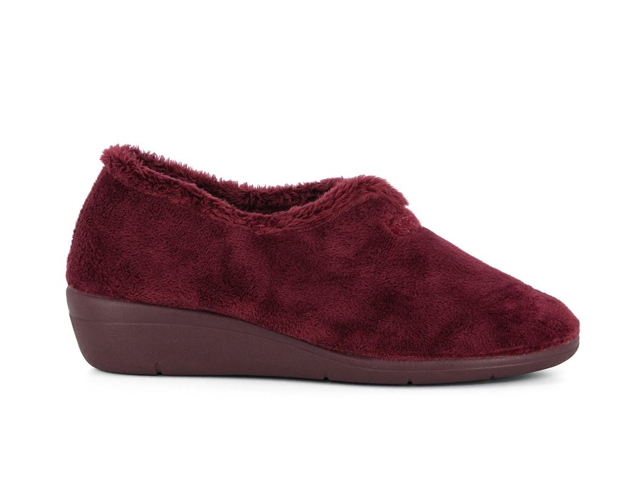 Woman CALZAMUR Slippers | Craige Burgundy | Peter Sheppard Footwear