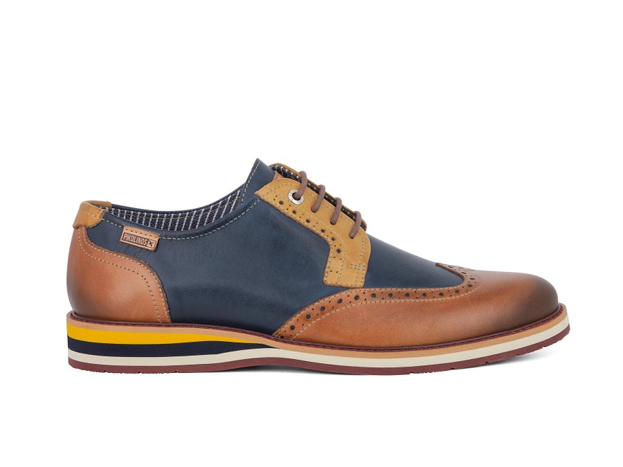 Man PIKOLINOS Lace-Ups | M5R-4373C1 Brandy Multi | Peter Sheppard Footwear