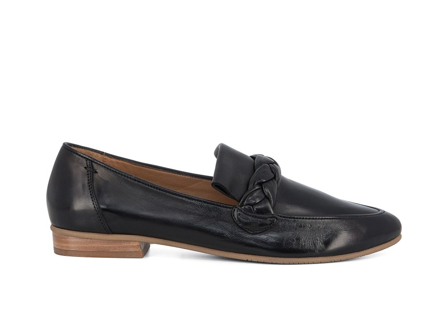 Woman EVERYBODY Ballerina Flats | Bulbo Black | Peter Sheppard Footwear