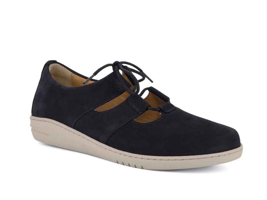 Woman HARTJES Lace-Ups | 32062 Navy | Peter Sheppard Footwear