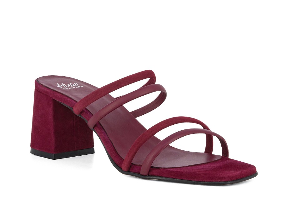 Woman HUGO SHEPPARD Slides | Butler Plum | Peter Sheppard Footwear