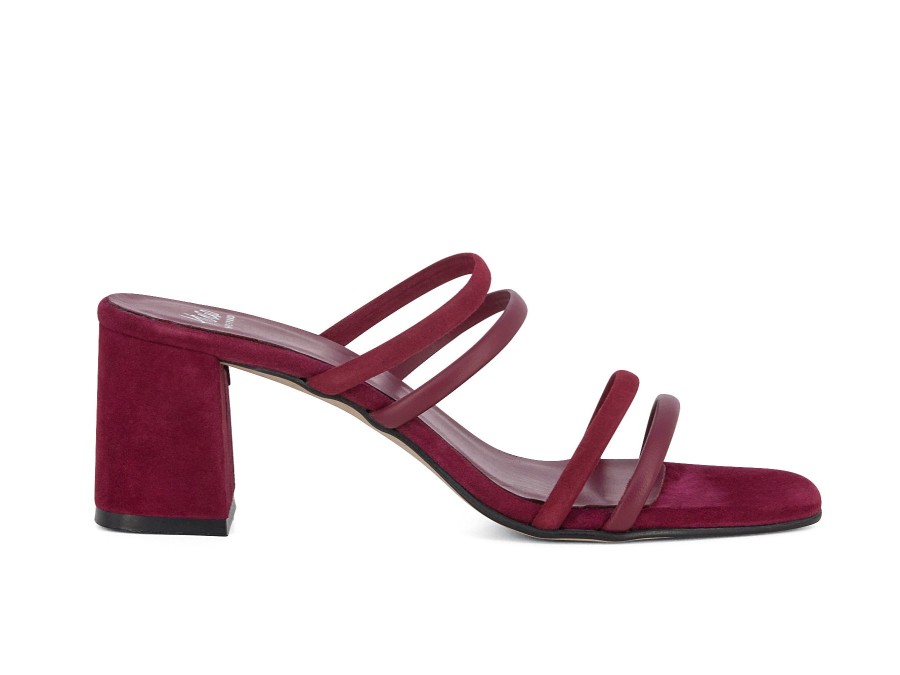 Woman HUGO SHEPPARD Slides | Butler Plum | Peter Sheppard Footwear