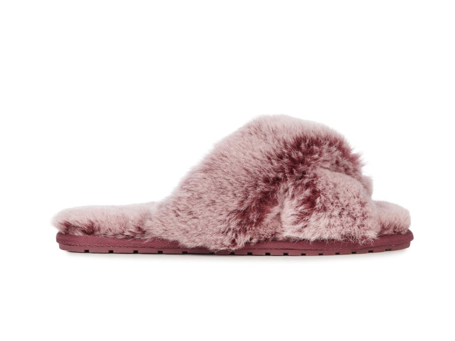 Woman EMU Slippers | Mayberry Frost Burnt Rust | Peter Sheppard Footwear