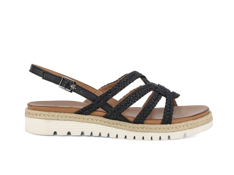 Woman ARA Sandals | 38103 Black | Peter Sheppard Footwear