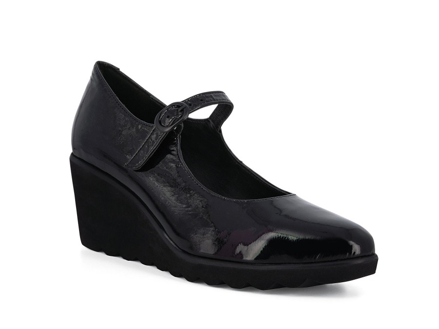 Woman ARA Wedges | 22401 Black | Peter Sheppard Footwear