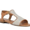 Woman PORTA ROSSA Sandals | Modica Ice~Tan | Peter Sheppard Footwear