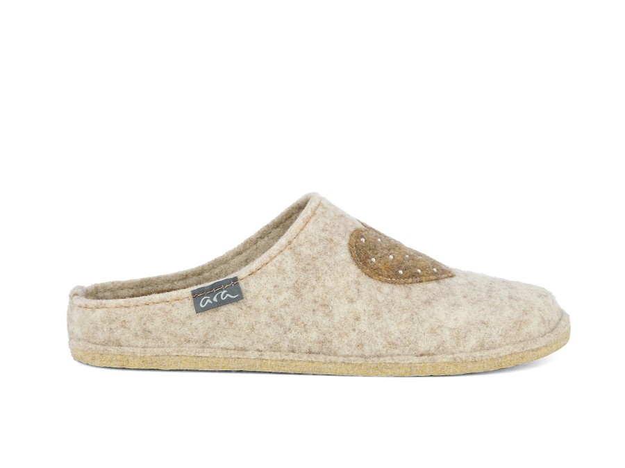 Woman ARA Slippers | 29952 Cream | Peter Sheppard Footwear