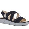 Woman GANTER Sandals | Gazer Dk Blue | Peter Sheppard Footwear