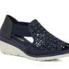 Woman 24HRS Sandals | 25660 Navy | Peter Sheppard Footwear