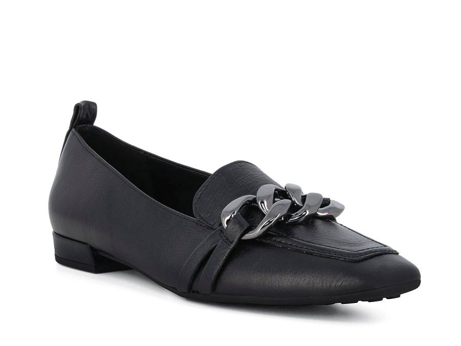 Woman HOGL Ballerina Flats | Halt Black | Peter Sheppard Footwear