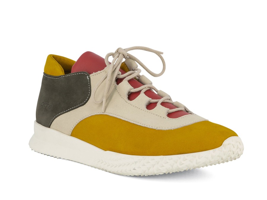 Woman ARCHE Lace-Ups | Andrea 2 Mustard Multi | Peter Sheppard Footwear