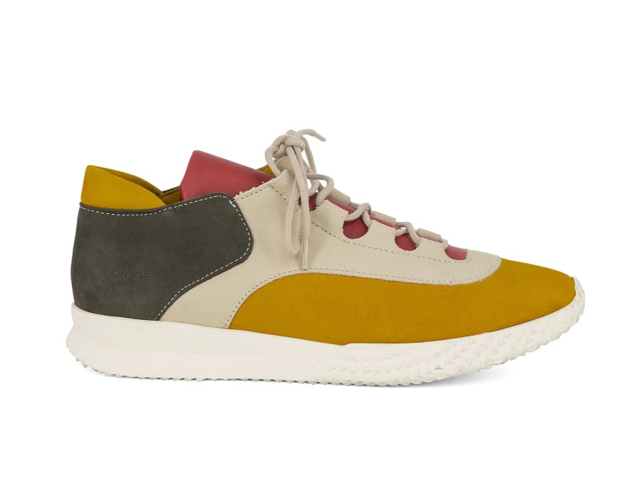 Woman ARCHE Lace-Ups | Andrea 2 Mustard Multi | Peter Sheppard Footwear