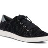 Woman SOFTWAVES Sneakers | Sorron Black~Silver | Peter Sheppard Footwear