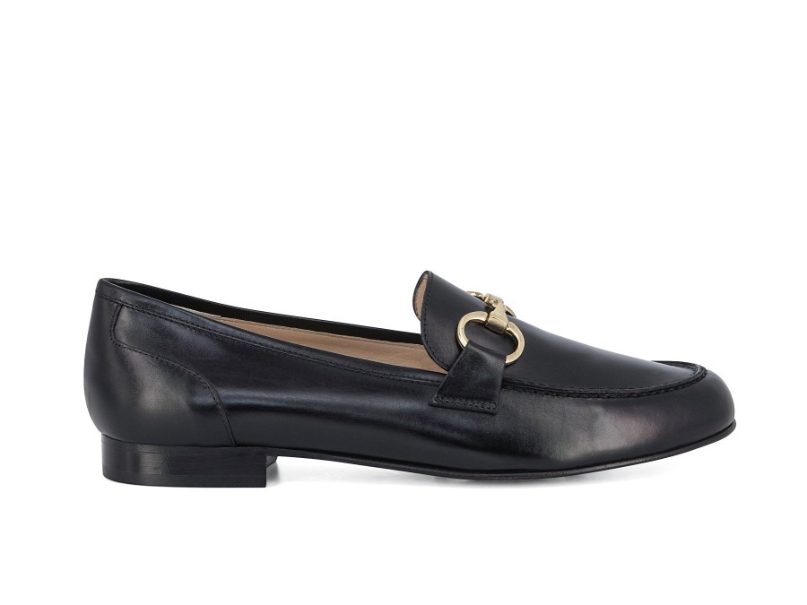 Woman LUCA GROSSI Loafers | Lorelle Black | Peter Sheppard Footwear