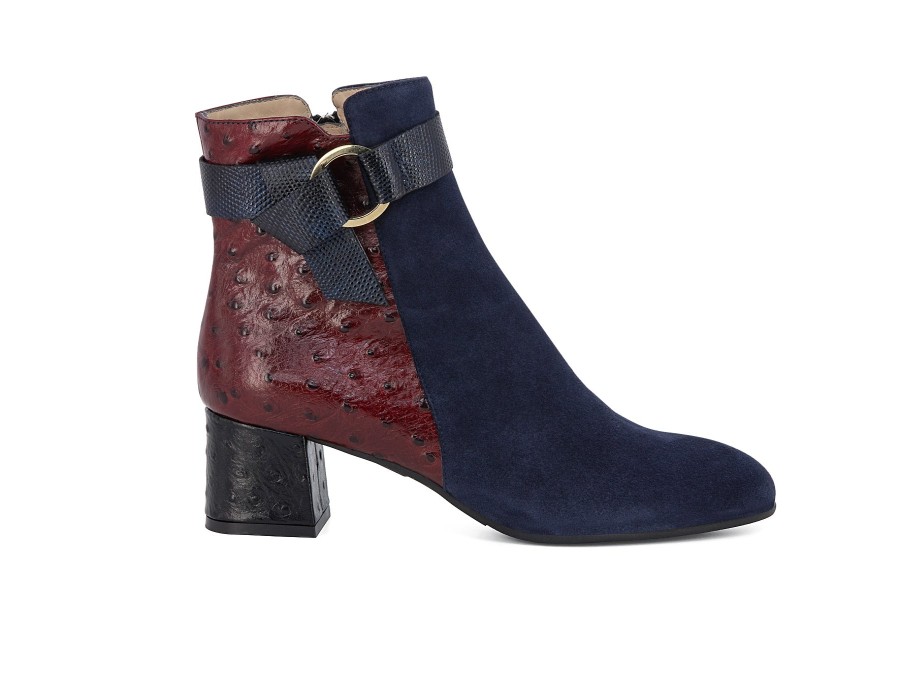 Woman PETER SHEPPARD Ankle Boots | Cenno Dk Blue | Peter Sheppard Footwear