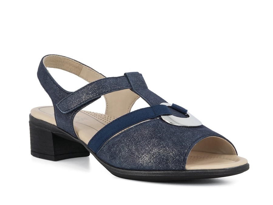 Woman ARA Sandals | 35730 Navy | Peter Sheppard Footwear